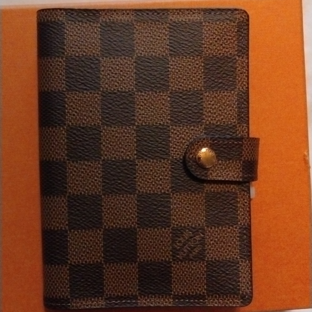 💕LV NWT Damier Ebene Agenda PM